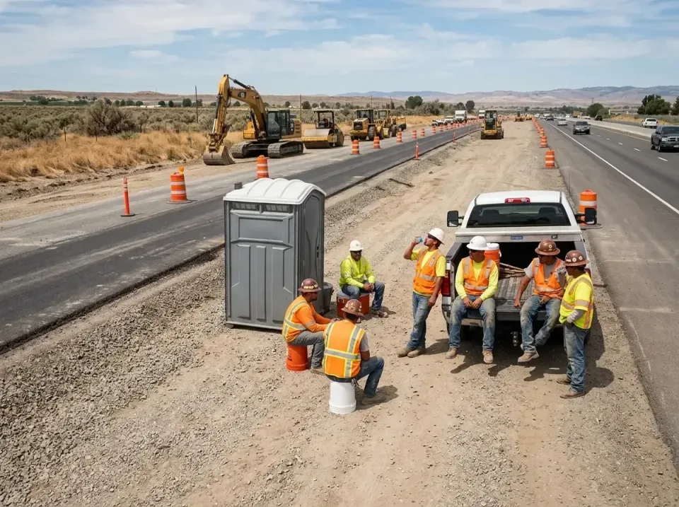 highway-road-construction-crew-007 — frequently asked questions, Porta Potty and Restroom Rentals in Mount Holly, NC